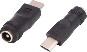 AAOTOKK Type C Power Adapter Type C USB Male to DC 5.5x2.1mm Female